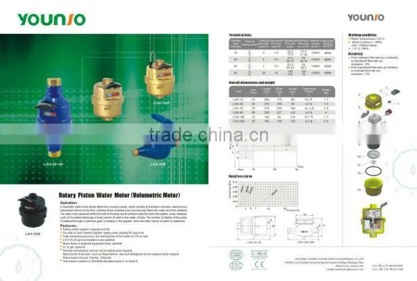 Younio Volumetric Piston Type Remote Flow Meter photo-2