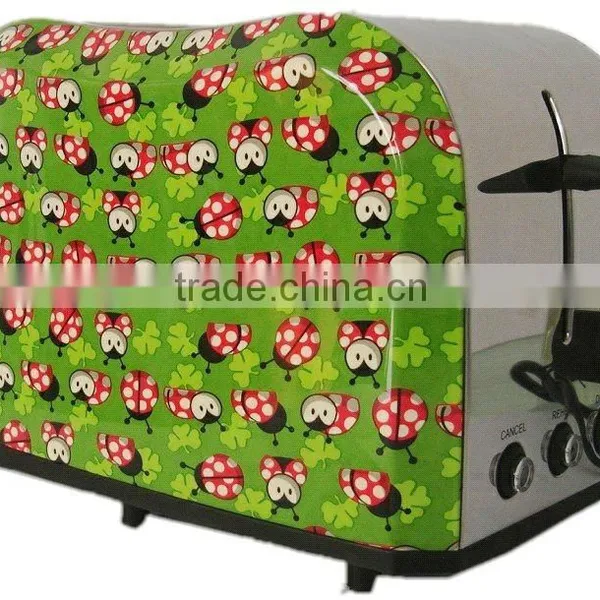 FT-103S 2 Slice Stainless Steel Electric Toaster With Lady Bird Pattern
