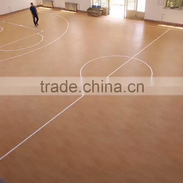 Best Price Indoor Anti Slip Roll Wood Look Pvc Basketball Court Flooring photo-4