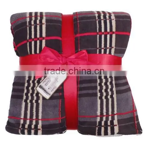 Thick Cheap Printed Coral Fleece Gifts Lamb Fur Promotional Blanket photo-3