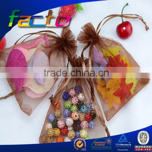 Custom Printed Organza Bag Fashion Lace Fabric photo-3