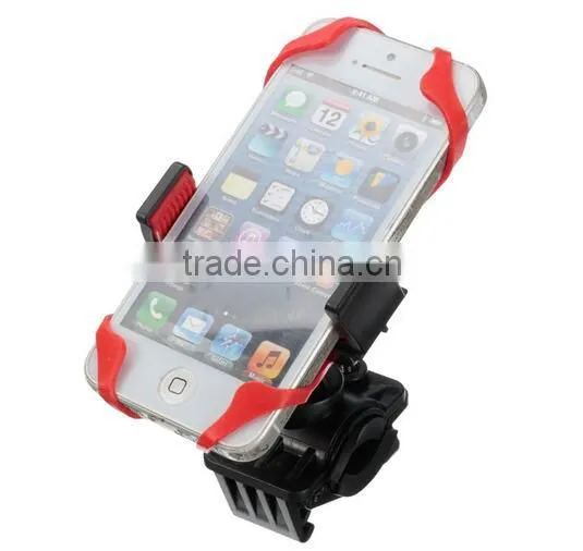Universal Motorcycle Bicycle Handlebar Mount Holder Band Bike Phone Holder For Cell Phone photo-3