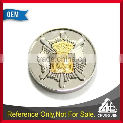 China Supplier Silver Metal Supermarket Cart Trolley Euro Custom Tokens photo-3