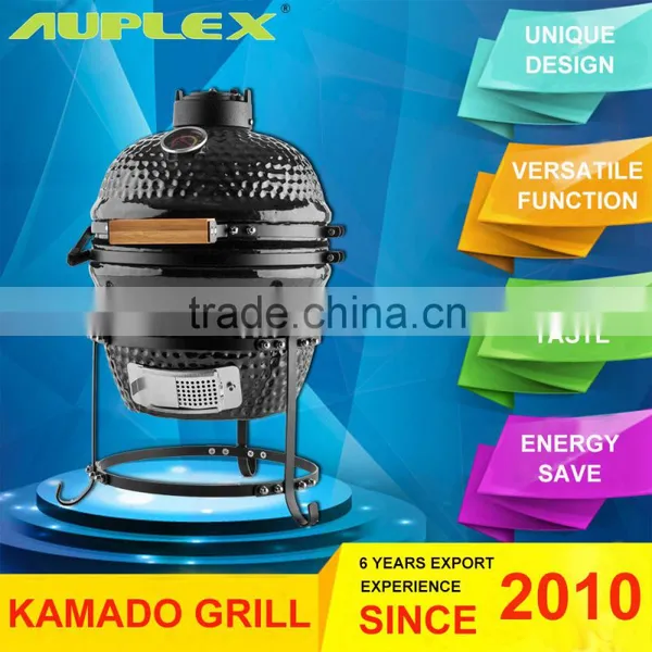Ceramic Shell BBQ Mini Terracotta Charcoal Grill photo-5