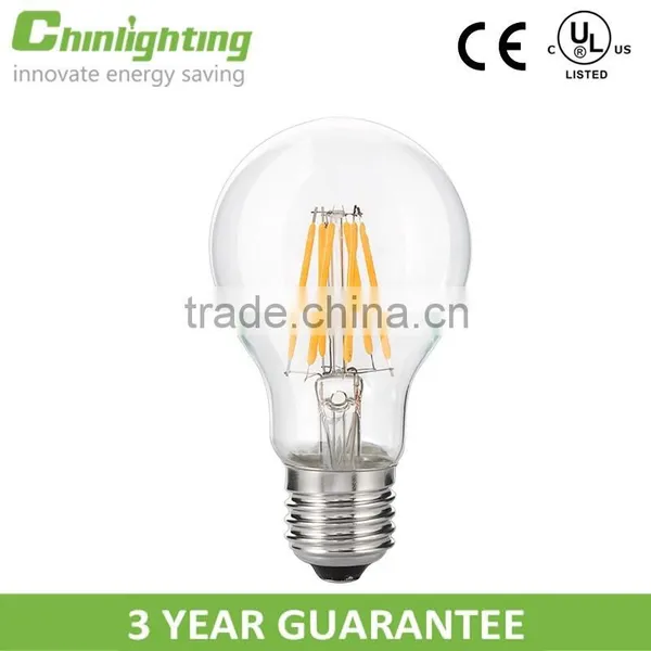 UL Energy Listed E26 E27 Edison A19 Dimmable Filament Led Bulb 2700k Supplier's Choice photo-5