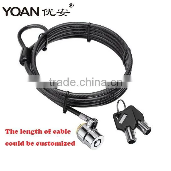 High Safety Cable Anti-theft Lock Notebook photo-3