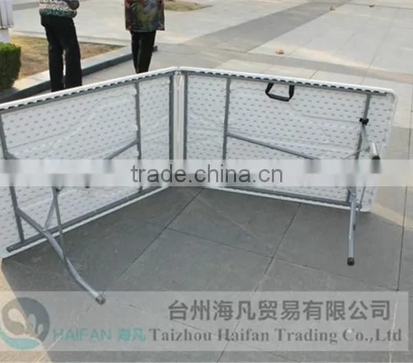 240cm Plastic Folding in Half Table for Restaurant and Hotel/office Table for Meeting or Study photo-4