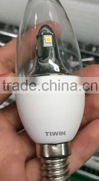 TIWIN 4W LED Candle 4000K Flameless White Body With CE,RoHS&TUV Certification photo-4