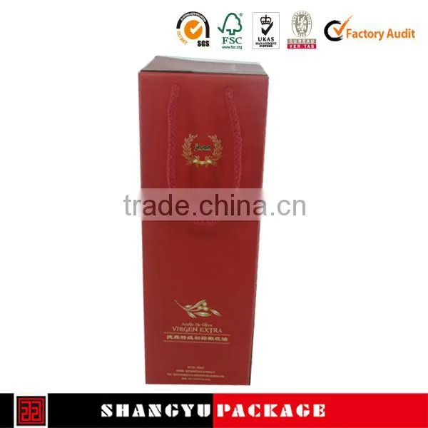 2015 New Fashion Paper Drawer Style Wine Box for Whiskey photo-2