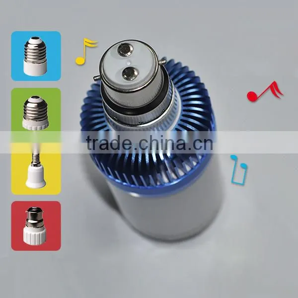 E27 Bluetooth Bulb Speaker 4.5W LED Light Wireless Audio Speaker Warm White Light CE FCC RoHS photo-3