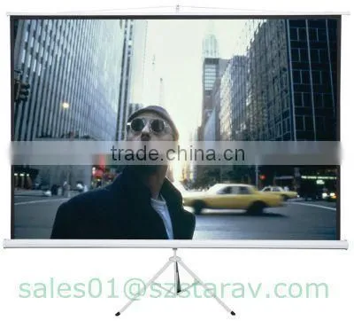 Portable Folded Tripod for Tripod Screen With Stand Matte White Ratio 4:3/16:9/16:10 Large Size Outdoor Tripod Projection Screen photo-2