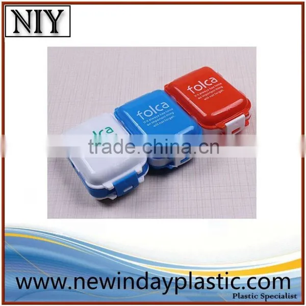 easy carry plastic pill case