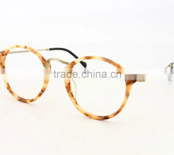 China Manufacturer Vintage Eyeglasses With Stainless Steel Temple photo-3
