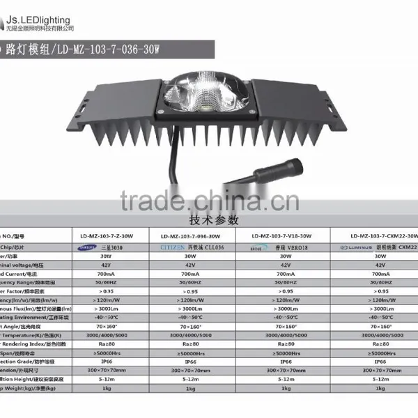 30W Eco-friendly High Luminous Led Street Light Module(LD-MZ-103-7-036) photo-3