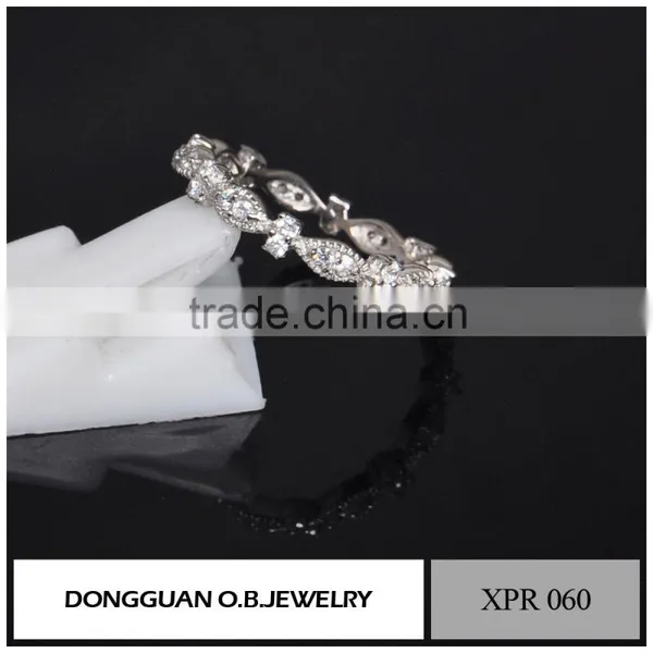 High Quality Jewelry 925 Sterling Silver Ring Wholesale New Design Wedding Silver Ring Designs For Girl photo-2