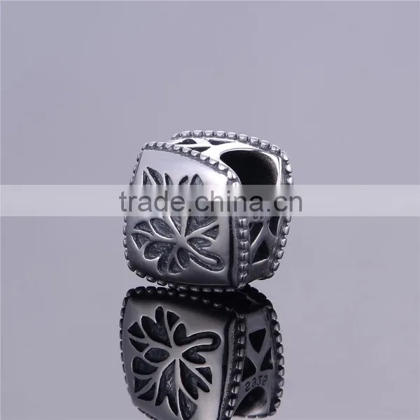 Golden Family Tree of Life Charm 925 Sterling Silver Charm Bead Fits Charms photo-4