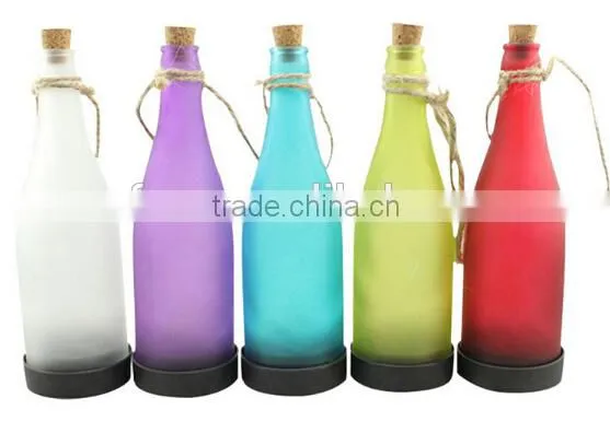 High Quality LED Solar Bottle Light / Outdoor Solar Hanging Light / Garden Beer Bottle Lamp photo-3