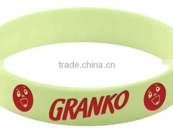 Custom Logo Silicone Rubber Kids Bracelet photo-4