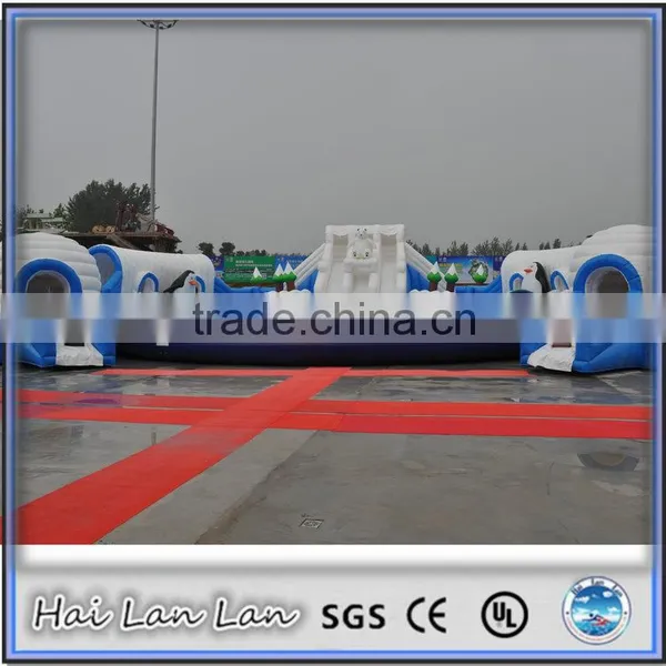 Inflatable Water Park Combo Slide and Bouncy photo-2