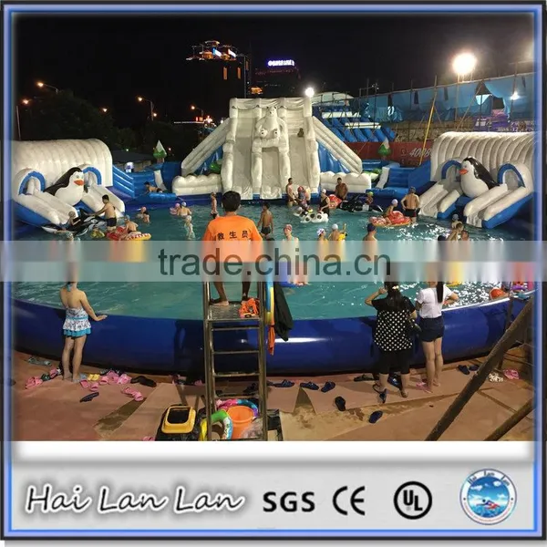 Inflatable Water Park Combo Slide and Bouncy photo-4
