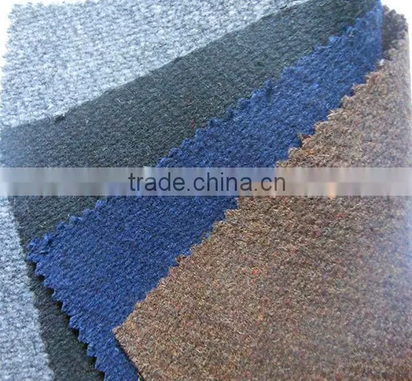 wool polyester wool fabric with various colours