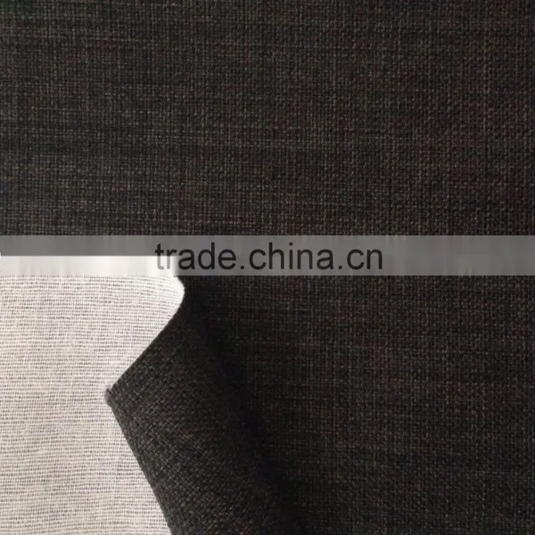 Polyester Cationic Linen Look Like Fabric photo-3