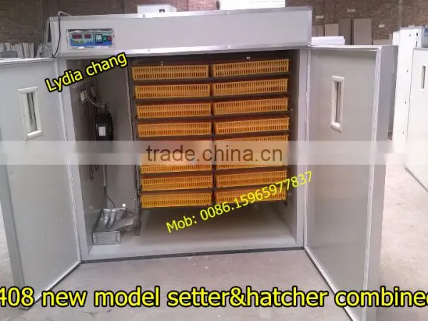 Big Egg Incubator Manufacturer 1408 Eggs Setter&hatcher Combined Egg Incubator Machine(skype: Zh-lydia)