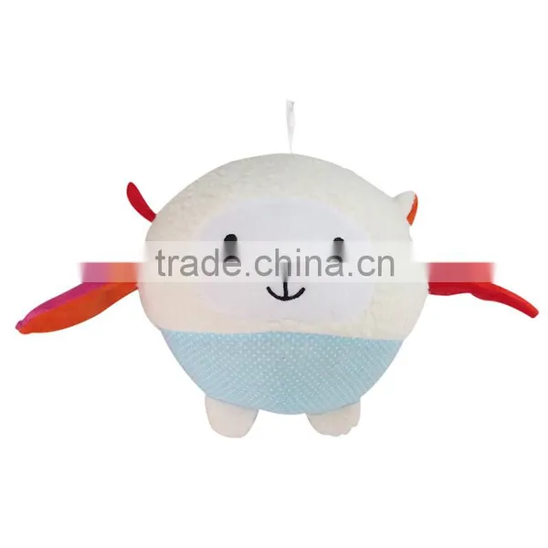Baby Plush Confort Toy Kaifulan New Style Bell Inside White Bule Sheep