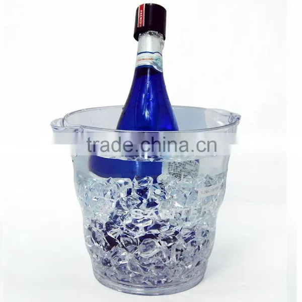 Plastic Acrylic Champagne Ice Bucket-5L photo-3
