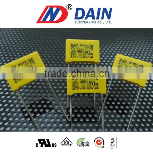 Interference Suppression x2 Fmpx Capacitor Function of Film Capacitor 104k for Led Driver Capacitor