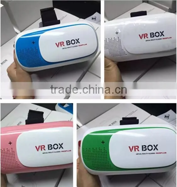 VR BOX II 2.0 Version VR Virtual Reality 3D Glasses Colorful Color Smartphone+Bluetooth Controller 1.0