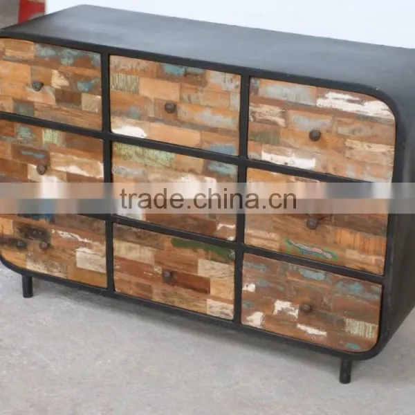 Iron Wood Drawer Chest photo-3