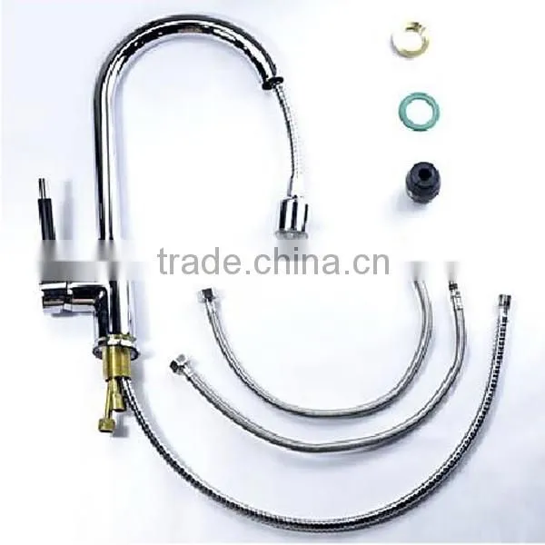 China Sanitary Chrome Surface Finished Kitchen Faucet photo-5