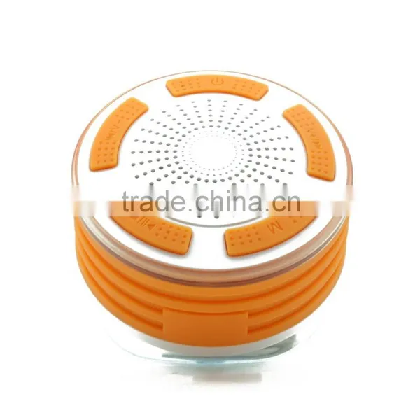 New Products 2016 Wireless Waterproof Speaker Levitating Shower Speaker With LED Light photo-5