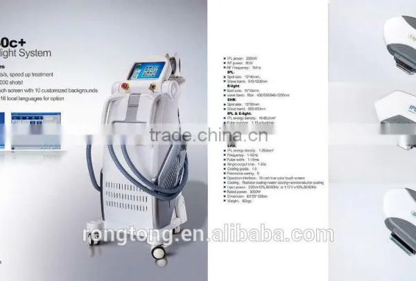 Chest Hair Removal 3 Head Electric Facial Hair Removal Acne Removal IPL SHR Beauty Device Multifunctional Spa Skin Rejuvenation Machine Pain Free photo-3