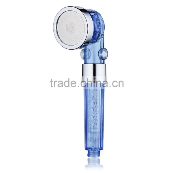 Transparent Plastic Hand Shower Filter Head Rainfall Shower Head photo-3
