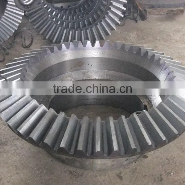 Customized Stainless Steel Large Diameter Double Spur Gear at Reasonable Prices photo-2