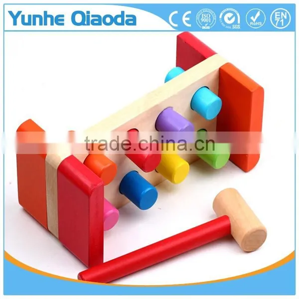 Factory OEM Custom Kids Knocking Game USA Educational Wooden Toy