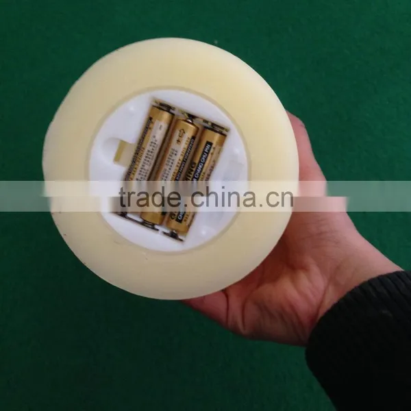 Flameless Moving Wick Real Wax Pillar Led Candle With Timer Multifuction Led Candle Light photo-5