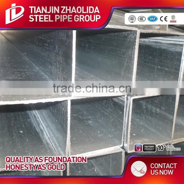 JIS G3446 Square Rectangular/ Square Galvanized Steel Pipe Manufacturer From Tianjin Manufacture photo-3
