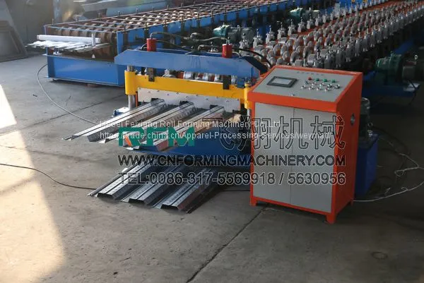 Galvanized Steel Floor Decking Sheet Roll Forming Machine photo-4