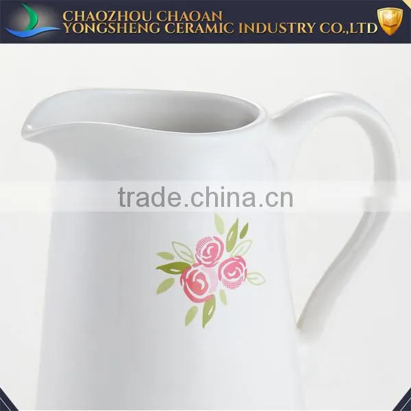 Bulk Price Stoneware Water Purifier Pitcher With Decals Factory Directly photo-3
