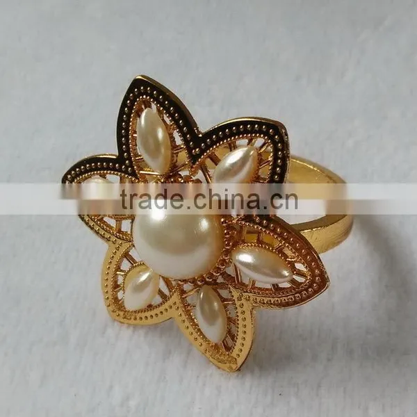 Flower Metal Napkin Ring,snowflake Metal Napkin Ring photo-3