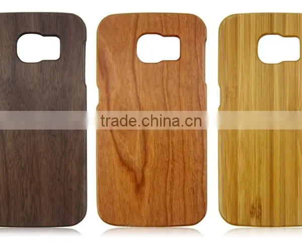 Hot Selling Customized Walnut Wood Mobile Phone Case,100% Wooden Case for Samsung S6 photo-5