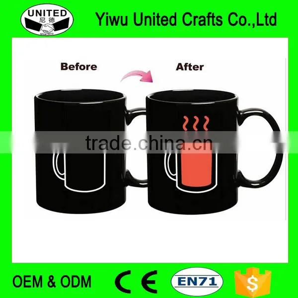 Logo Branded Color Change Magic Mug Cheap Coffee Mug