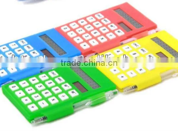 Plastic Notepad With Calculator and Pen photo-2