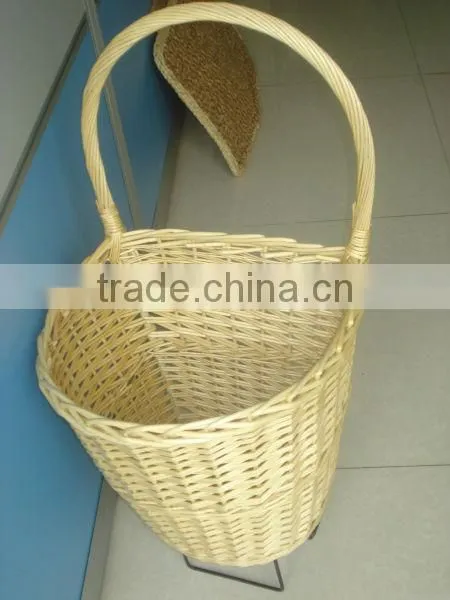 Wicker Shopping Trolley & Wicker Shopping Cart & Willow Utility Cart photo-2