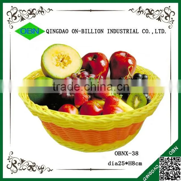 Wholesale Empty Wicker Woven Artificial Fruit Basket photo-6