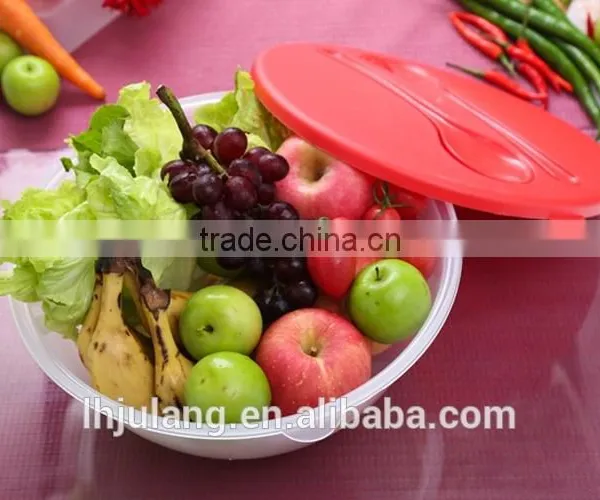 Wholesale Big Plastic Salad Bowl Set With Lid