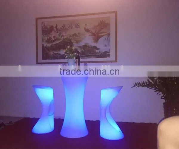 Rechargeable LED Cocktail Table, LED Bar Table, LED Furniture Supplier in China photo-2